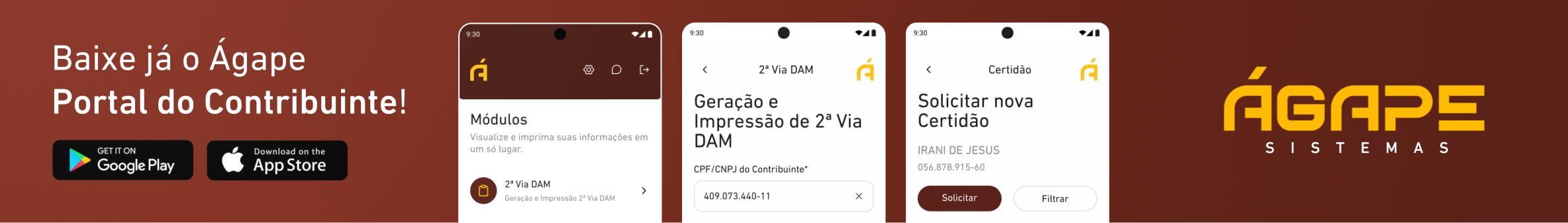 Baixe nosso aplicativo